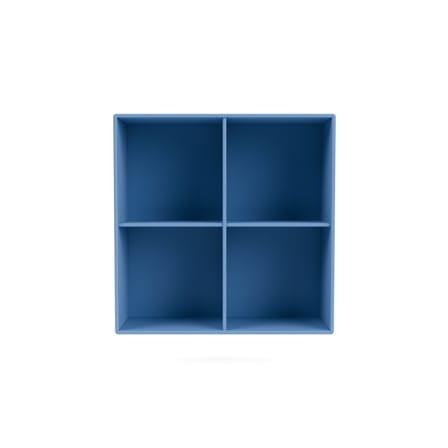Portaoggetti da parete Show legno blu / L. 69,6 x P. 30 x H. 69,6 cm - MONTANA