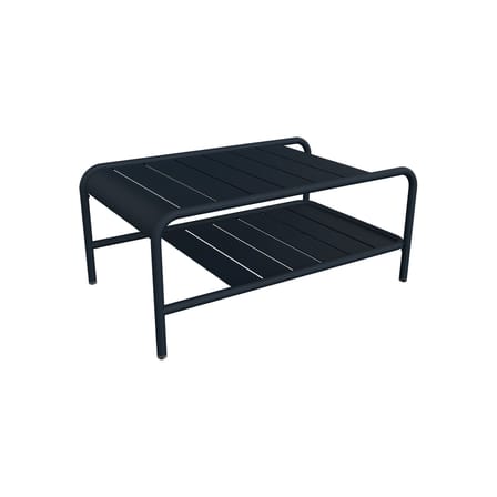 Table basse Luxembourg métal bleu / 90 x 55 x H 38 cm - Fermob