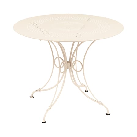 Table ronde 1900 / Ø 96 cm - Trou parasol / 5 personnes - Fermob