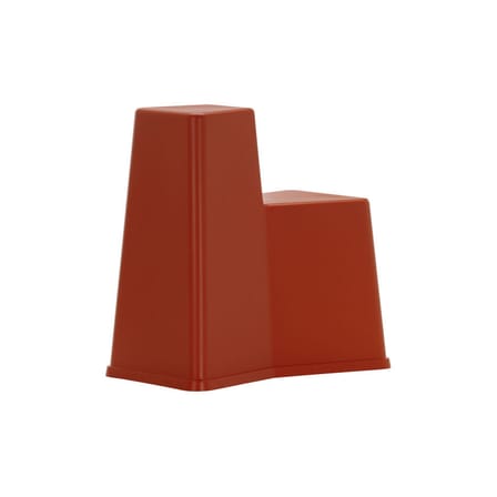 Tabouret Stool-Tool plastique rouge / Multifonction - Vitra