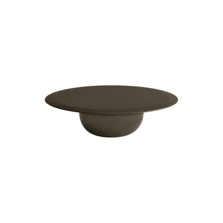 Tavolino Alfarè pietra marrone / Ø 110  x H 30 cm - Cemento - Zanotta