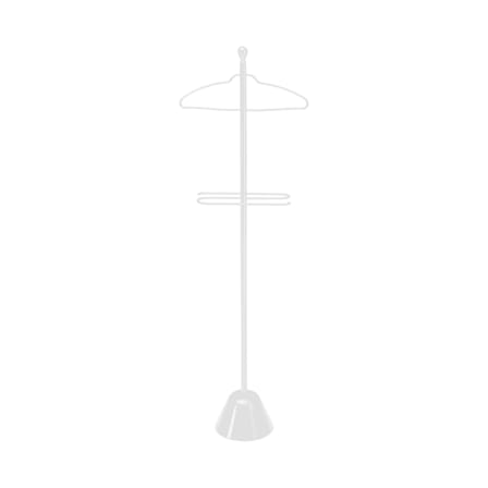 Valet Servonotte métal blanc / Achille Castiglioni, 1986 - Zanotta