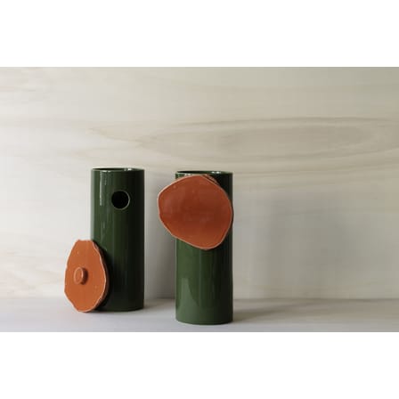 Vase Découpage - Disque céramique vert / Bouroullec, 2020 - Vitra
