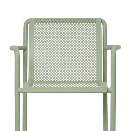 Armlehnstuhl Dapple metall grün / Locher - Ferm Living