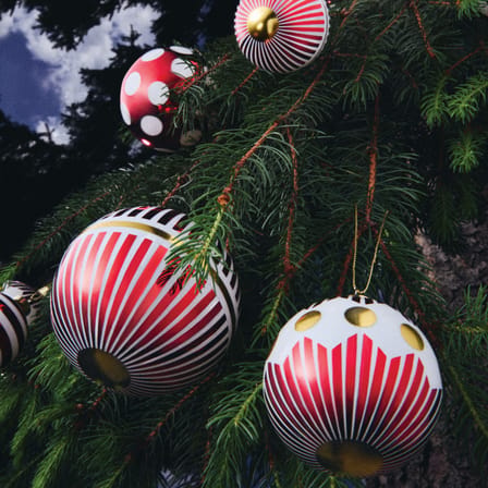 Boule de Noël Delight Big  n°1 verre rouge / Ø 9 cm - Alessi