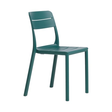 Chaise empilable Cassia Bistrot bleu - NARDI