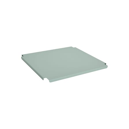 Coperchio  metallo verde / Per il cestino Colour Crate Large Square 42,5 x 42,5 cm - Hay