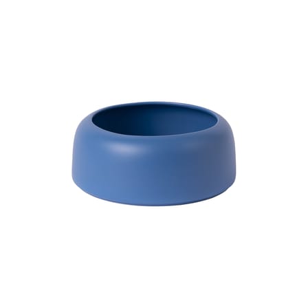Coupe Omar 01 céramique bleu / Small - Ø 23,5 x H 9,5 cm / Fait main - raawii