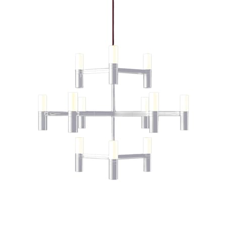 Sospensione Crown Minor metallo bianco Ø 87 cm - Nemo