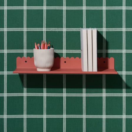 Etagère murale Vibes Large métal rouge / L 50 cm - NOBODINOZ