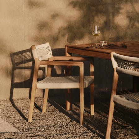 Fauteuil de repas Jack Woven Outdoor/ Corde - Ethnicraft