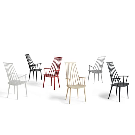 Fauteuil J110 bois naturel / Réédition années 60 - Hay