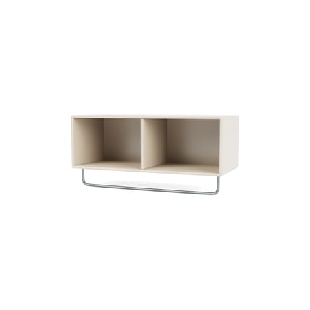 Étagère Coat bois blanc / Penderie - L 69,6 x H 24 x Prof. 30 cm - MONTANA