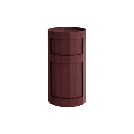 Rangement Facet High / H 66 cm - 2 portes / Avec roulettes - Hay