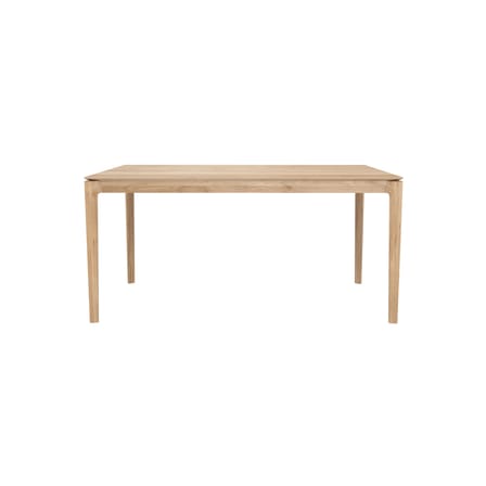 rechteckiger Tisch Bok holz natur / Eiche massiv  - 160 x 80 cm / 6 Personen - Ethnicraft