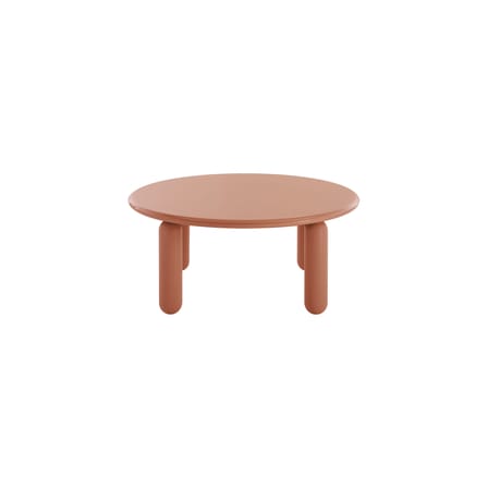 Table basse Undique Mas bois orange / Ø 85 x H 30 cm - Patricia Urquiola, 2023 - Kartell