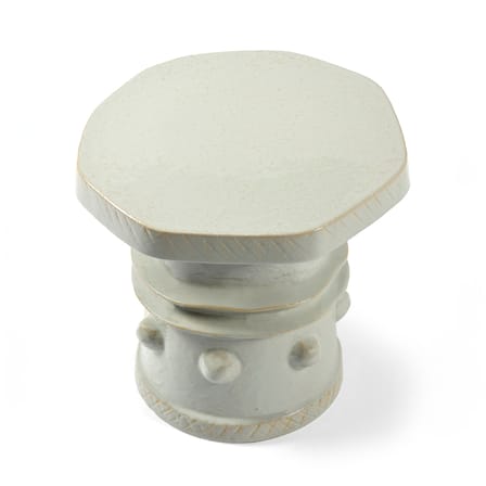 Table d'appoint Clara 08 céramique gris / Ø 39 x H 37 cm - Serax