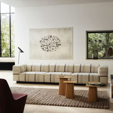 Table d'appoint Wooden Small bois naturel / 31,5 x 31,5 x H 39 cm - Vitra