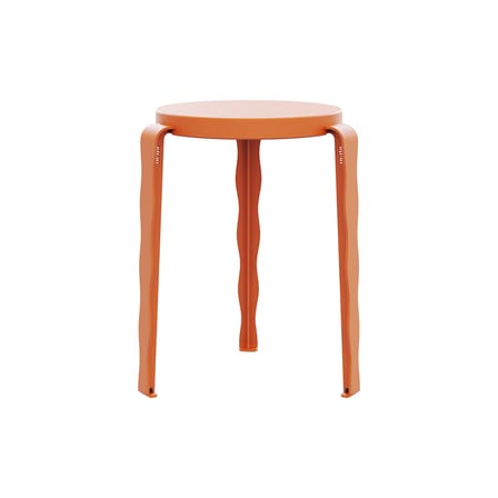 Tabouret empilable Lou Vague by Uchronia / Hêtre monochrome - TIPTOE