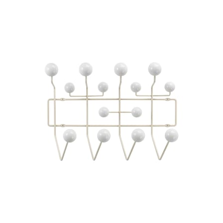 Hang it all Wall coat rack wood white / Eames (1953) - Vitra