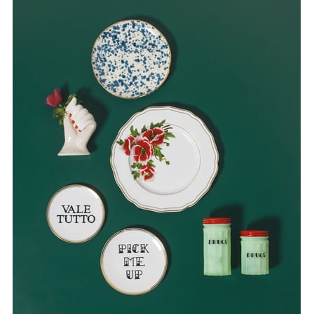 Assiette Fasano céramique bleu / Ø 20 cm - Bitossi Home