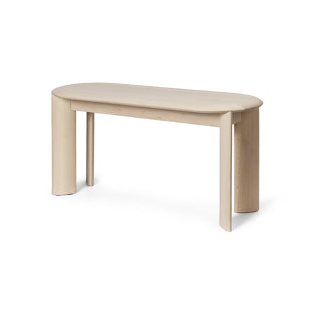 Banc Bevel bois naturel / L 90 cm - Ferm Living