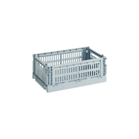 Colour Crate Basket plastic material blue Small / 17 x 26.5 cm - Recycled - Hay