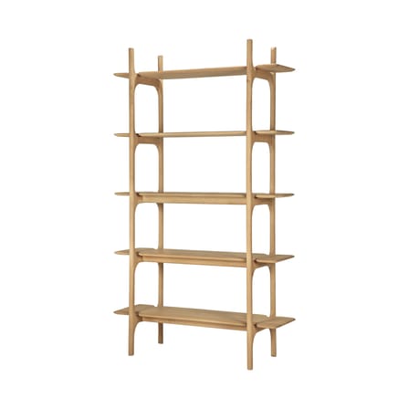 Bibliothèque PI bois naturel / L 110 x H 187 cm - Ethnicraft