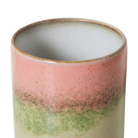 Boîte hermétique 70s ceramics céramique rose / Ø 11 x H 22,5 cm - HK LIVING