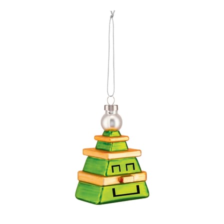Boule de Noël Cubik Tree verre multicolore / peint main / Seconde vie - Alessi