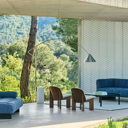 Lampadaire Compass / Extensible, pivotant et orientable - Hay