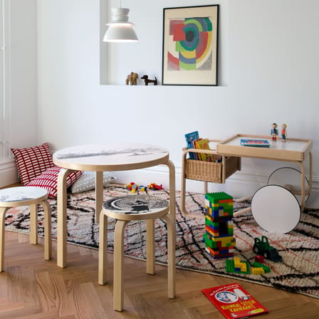 Desserte Tea Trolley 901 bois blanc / Alvar Aalto, 1936 - ARTEK