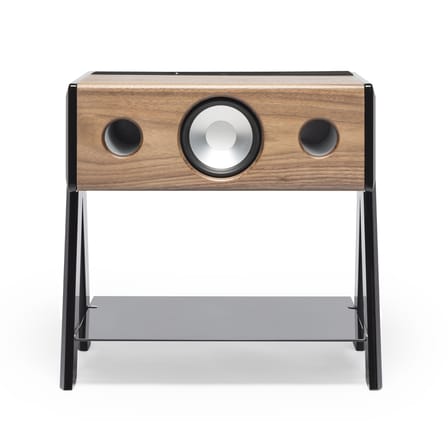 Enceinte Bluetooth Cube noir bois naturel / Thruster 2.1 - La Boîte Concept