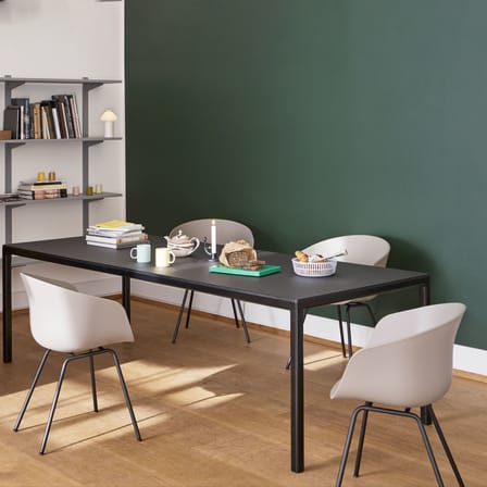 Fauteuil  About a chair AAC26 plastique vert / Recyclé - Hay
