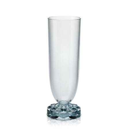 Flûte à champagne Jellies Family plastique bleu / H 17 cm - Kartell