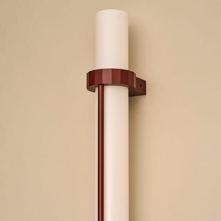 In Fine LED Outdoor wall light glass red / L 105 cm - DCW éditions