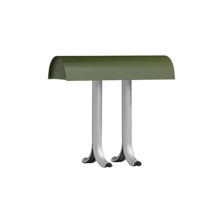 Lampe de table Anagram métal vert / L 36,5 cm - Hay