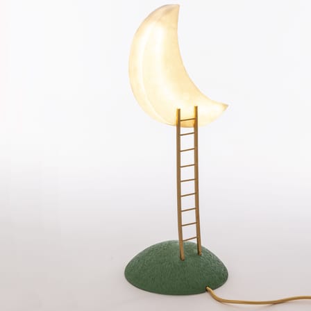 Lampe de table My Secret Place plastique vert blanc or / H 51cm - Seletti