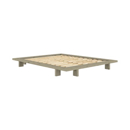 Lit double Japan bois vert / Pour matelas 160 x 200 cm - KARUP