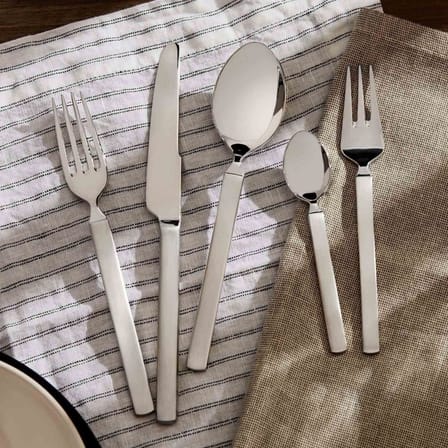 Ménagère Dry métal / 6 personnes - 30 pièces - Alessi