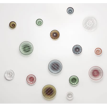 Patère Jellies Family Small plastique transparent / Ø 9,5 cm - Patricia Urquiola, 2014 - Kartell
