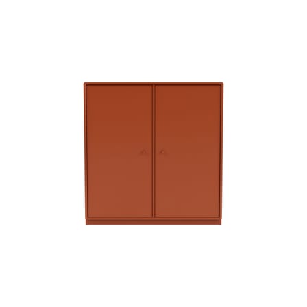 Rangement Cover Cabinet bois orange / L 69.6 x P 30 x H 72,6 cm - 2 portes - MONTANA