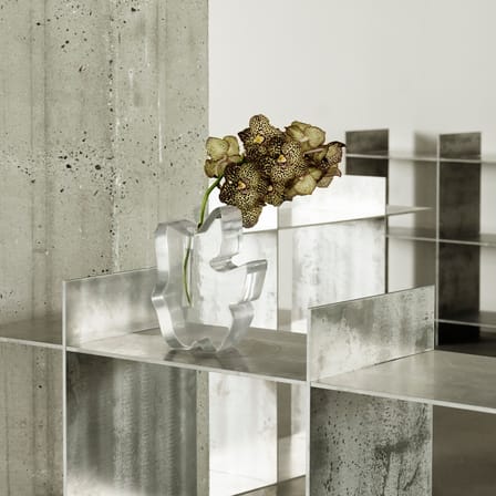 Soliflore Draw Large transparent / Résine - H 28 cm - Normann Copenhagen