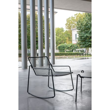 Table basse Rio R50 gris métal / Ø 104 cm - Emu