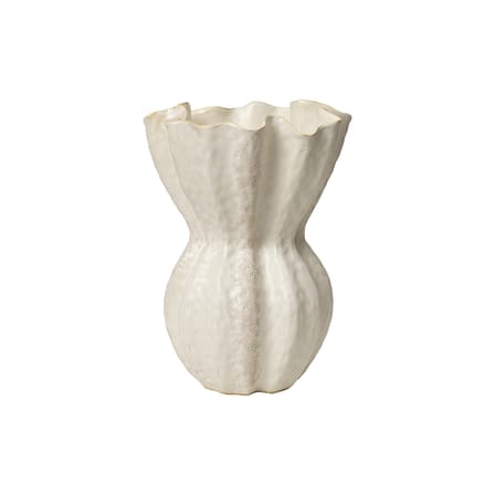 Vase Cori céramique blanc / H 36 cm - BROSTE COPENHAGEN