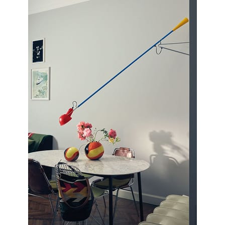 Applique avec prise 265 métal multicolore / L 205 cm - Modèle de 1973 - Flos