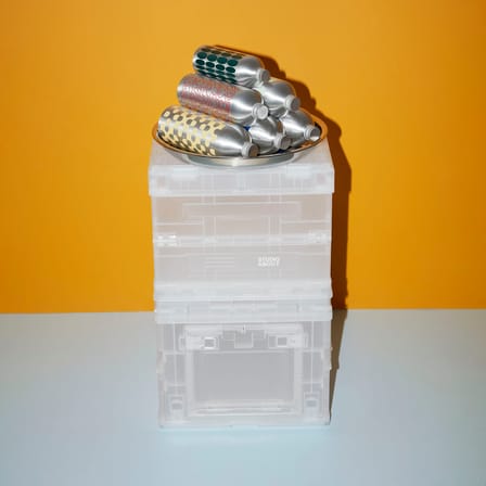 Boîte Blox Small plastique transparent / 36 x 26 x H 28,5 cm - STUDIO ABOUT