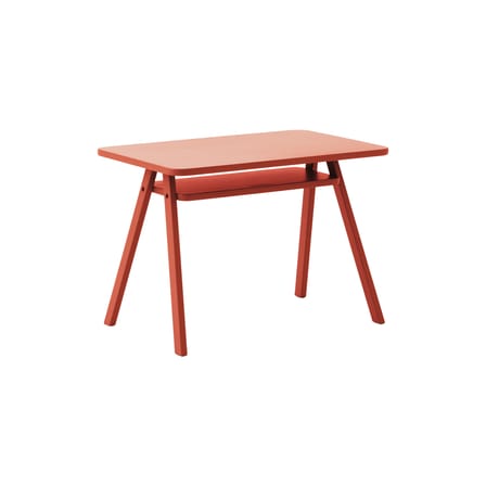 Bureau enfant Growing Green bois rouge / 70 x 45 x H 50 cm - NOBODINOZ