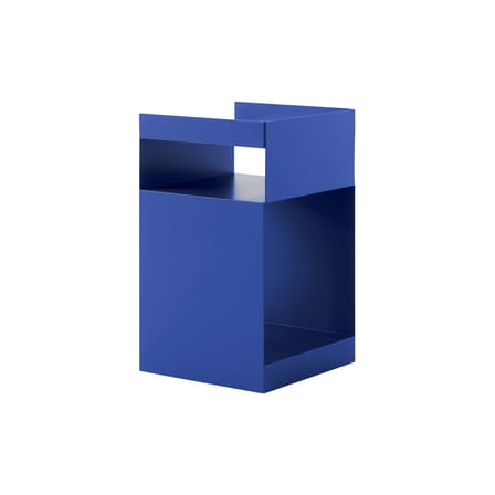 Caisson à roulettes Rotate SC73 métal bleu / 35 x 35 x H 59 cm - &tradition