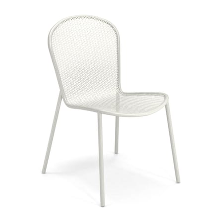Ronda XS Chair metal white / L 51.5 cm - Metal - Emu